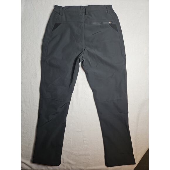 Men's Thermal Hiking Pants Softshell Waterproof Winter Outdoor Ski Snow Trousers - Picture 9 of 10